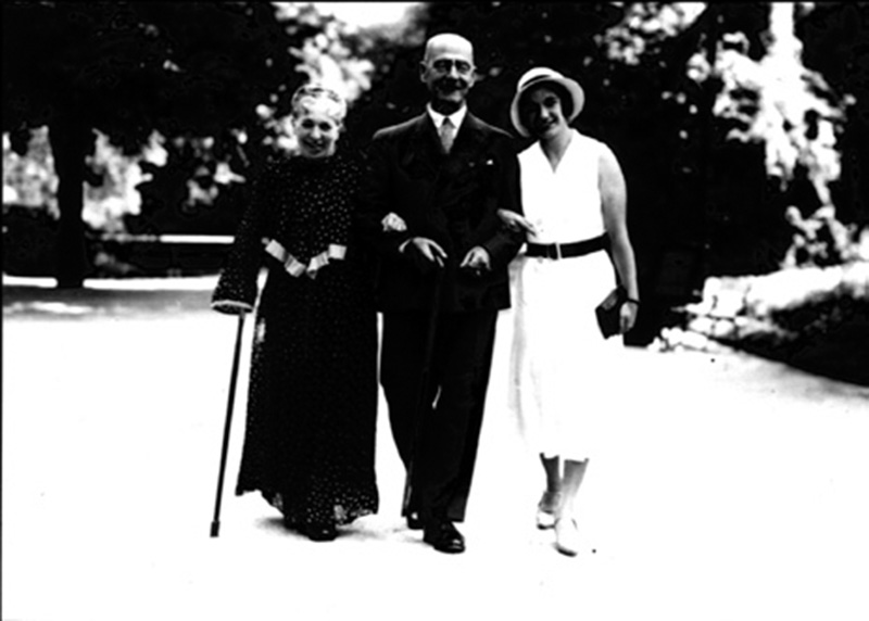 Maria, Hermann und Barbara Levinger in Überlingen