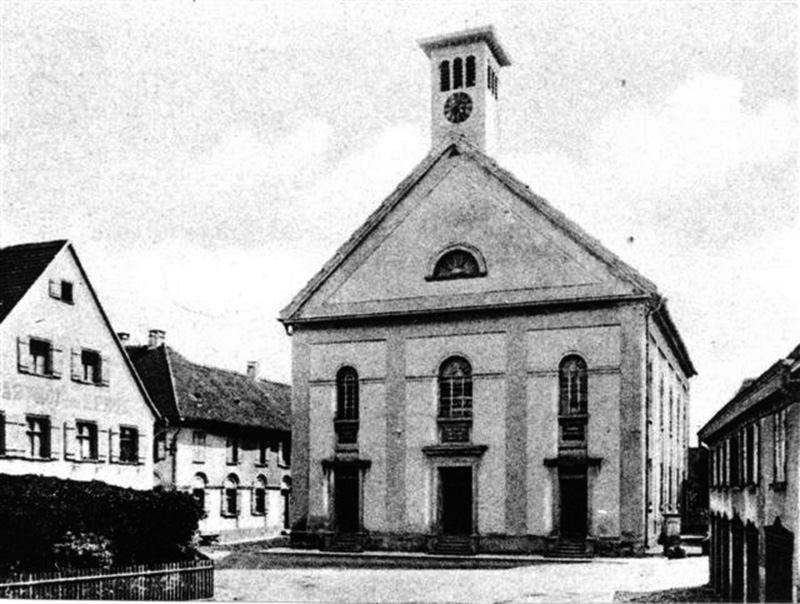 Synagoge Buchau vor Zerstörung